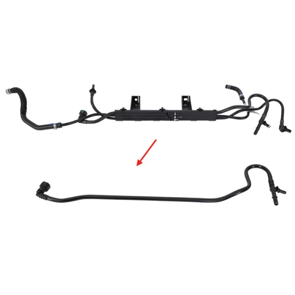 BLUEMAX Yakit Borusu Braket Hariç Fiat Doblo 1.3 MULTIJET - Kod BL-14613 - OEM 51783277