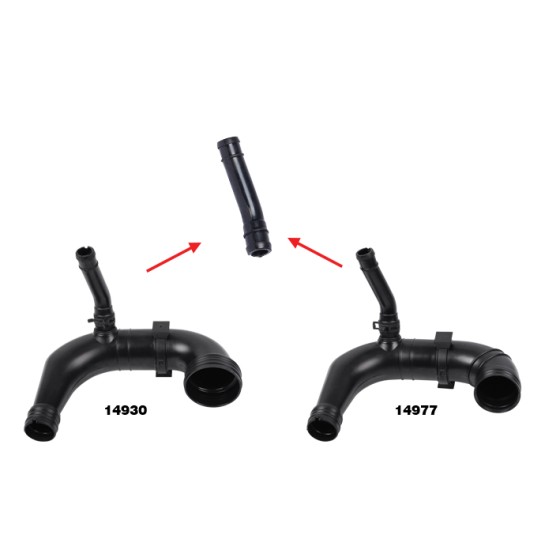 BLUEMAX Turbo Borusu Hortumu Fiat Doblo Fiat Grande Fiat Punto Fiat Palio Fiat Panda 1.3 JTD 188 A9.000 - Kod BL-15267 - OEM 5518912251777766 ürün görseli