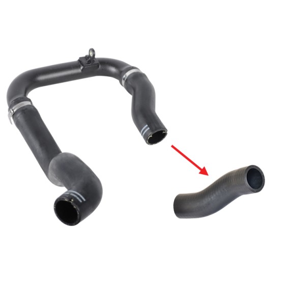 BLUEMAX Turbo Hortumu Plastik Boru Hariç OK Ile Gösterilen Küçük Hortum Fiat Grande Fiat Punto 1.3 MULTIJET 75 HP - Kod BL-15293 - OEM 55703078 ürün görseli