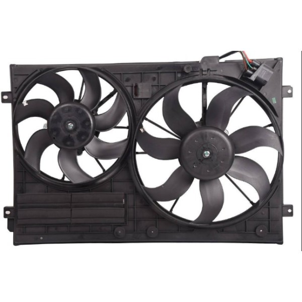 BLUEMAX Fan Motoru - Komple Set (Sol + Sag + Davlumbaz) Golf5-golf6-volkswagen Jetta-volkswagen Passat-volkswagen Caddy-a3-seat Leon Cayc-cayd-cbza-cbzb 1, 2 Tsi-1, 6 Audi TDI 04-13 - Kod BL-1591 - OEM 1K0121207AAS1