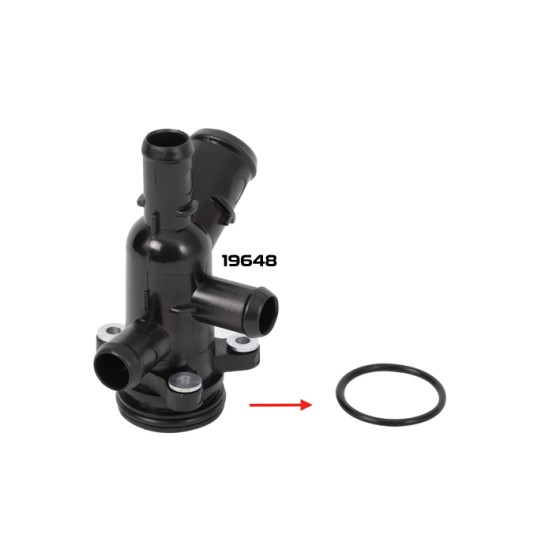 BLUEMAX Devirdaim Su Pompası - Borusu Contasi 43.20mm X 3.53mm Ford Transit V 184 2.4 TDCI Ford Transit V 347 2.4 TDCI Land Rover Defender 2.4 TDCI - Kod BL-19696 - OEM W706798S3001136389LR004614 ürün görseli