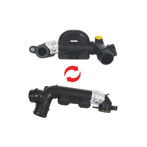 BLUEMAX Manifold Susturucu Borusu Ford Focus II 1.6 TDCI Ford C Max I 1.6 TDCI Volvo C30 / Volvo V50 / V70 / Volvo S40 1.6 D.1465156 - Kod BL-19930 - OEM 5M5Q9F764AB ürün görseli