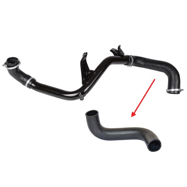 BLUEMAX Turbo Hortumu OK Ile Gösterilen Büyük Hortum Ford Focus II / Ford C Max I 1.6 TDCI. Volvo C 30 / S 40 / V 50 1.6 D. - Kod BL-19948 - OEM 6M516C646GC16721896M516C646GA143941031273520