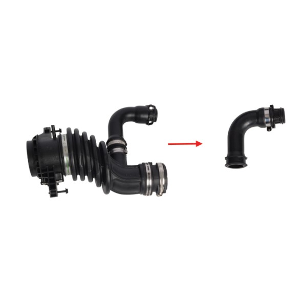 BLUEMAX Hava Filtre Hortumu OK Ile Gösterilen Hortum Ford Focus II / Ford C Max I / Ford Focus C-max 1.6 TDCI. Volvo S 40 / V 50 / C 30 1.6D. Mazda 3 1.6 D 7m5q6a - Kod BL-19973 - OEM 1673573
