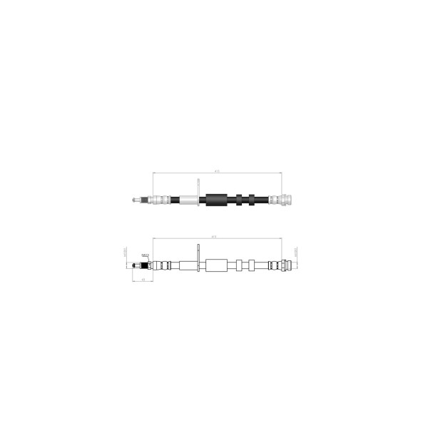 BLUEMAX Ön Fren Hortumu - Ford Connect -Ford Kuga II - Kod BL-20-0103 - OEM 1741404