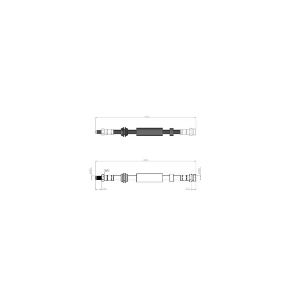 BLUEMAX Arka Fren Hortumu - Ford Focus 98-07 - Kod BL-20-0138 - OEM 98AG2282DA