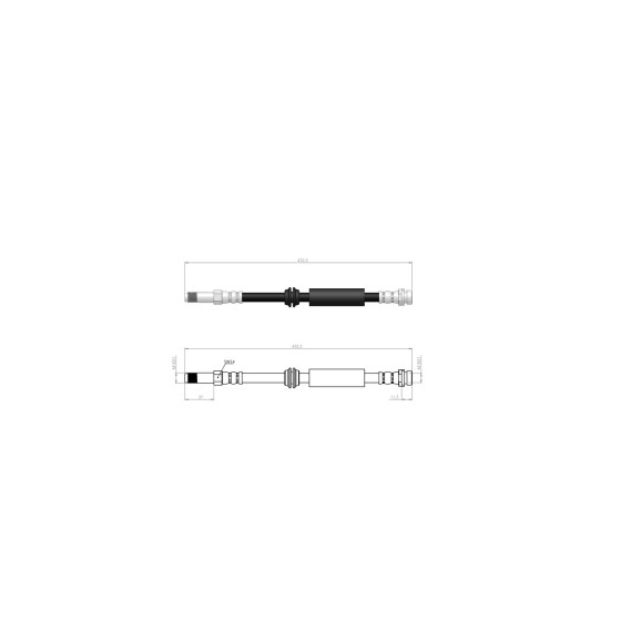 BLUEMAX Ön Fren Hortumu - Ford Focus II - Ford Focus C-max - C-max 04 - 12 - Kod BL-20-0144 - OEM 1223474-12266161232439 ürün görseli