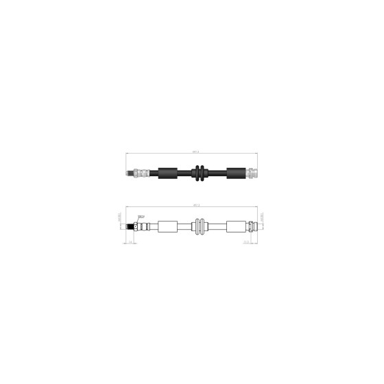 BLUEMAX Arka Fren Hortumu - Ford Kuga I - Kod BL-20-0178 - OEM 1501841 ürün görseli
