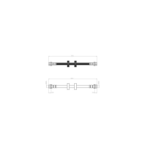 BLUEMAX Arka Fren Hortumu - Ford Mondeo I Kampana (Gbp) 93-96 - Kod BL-20-0181 - OEM 6758585 ürün görseli