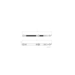 BLUEMAX Ön Fren Hortumu - Ford Ranger 97-06 - Kod BL-20-0190 - OEM 1362968
