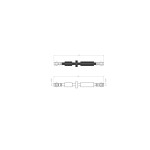 BLUEMAX Arka Sol Fren Hortumu - Ford Ranger İÇ 97-06 - Kod BL-20-0193 - OEM 3672192