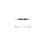 BLUEMAX Arka Fren Hortumu - Tourneo Ford Courier - Kod BL-20-0199 - OEM 1833960