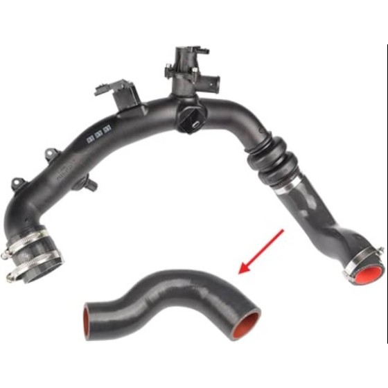 BLUEMAX Turbo Hortumu Plastik Boru Hariç OK Ile Gösterilen Büyük Hortum Ford Mondeo V Galaxy Iii 1.5 Ecoboost Unca - Uncb - Unce - Uncf ES736C6 - Kod BL-20060 - OEM ES736C646GF ürün görseli