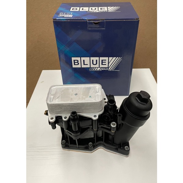BLUEMAX Bmw Yağ Filtre Kütüğü Termostatli Contali Soğutuculu Komple Set -F02-x1 E84-x3 F25-x4 N47 F20-f20 Lci-e91 Lci-e92 - Kod BL-2550 - OEM 11428507697