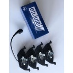 BLUEMAX Fren Balatası - Fisli ON Volkswagen Golf IV (1j1) 1.4i 16V 19.80mm / E / D - Kod BL-270/2197 - OEM 1K0698151A