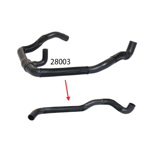 BLUEMAX Radyatör - Üst Hortumu V.w. Volkswagen Transporter T4 2.4 Audi TDI - 2.5 Audi TDI - Kod BL-28110 - OEM 074121101R ürün görseli
