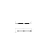 BLUEMAX Ön Fren Hortumu - Agila A 00-07 - Kod BL-30-0100 - OEM 4700362