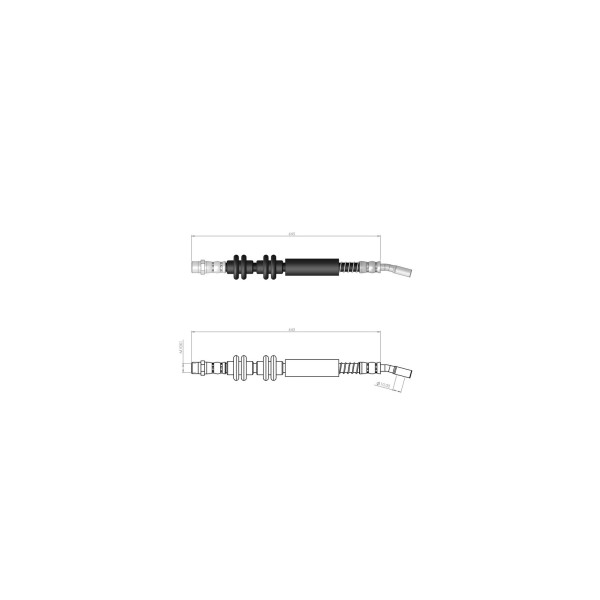 BLUEMAX Ön Fren Hortumu - Opel Astra J 3 Kapi - Kod BL-30-0122 - OEM 13369143
