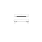 BLUEMAX Arka Fren Hortumu - Aveo / Kalos 2005 - Kod BL-30-0123 - OEM 96407749