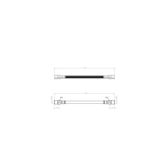 BLUEMAX Arka Fren Hortumu - Opel Combo 94-01 - Kod BL-30-0131 - OEM 562342 ürün görseli