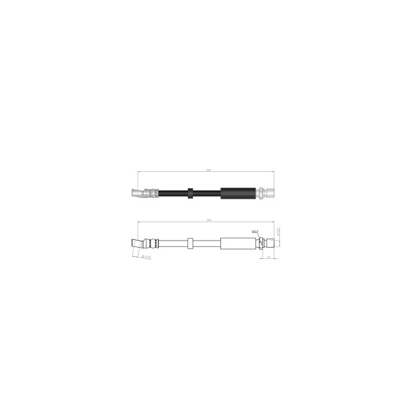 BLUEMAX Ön Fren Hortumu - Opel Corsa A 92-94 - Kod BL-30-0137 - OEM 562328 ürün görseli