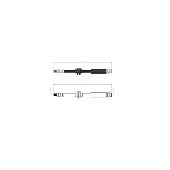 BLUEMAX Ön Fren Hortumu - Opel Corsa E Disk Çapi 330mm - Kod BL-30-0144 - OEM 13444289 ürün görseli