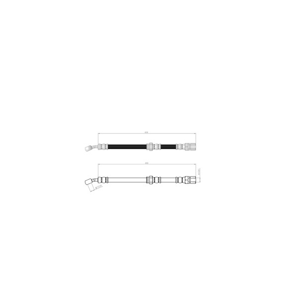 BLUEMAX Ön Sol Fren Hortumu - Lacetti - Kod BL-30-0157 - OEM 96397200