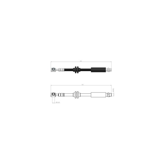 BLUEMAX Ön Sol Fren Hortumu - Opel Mokka - Kod BL-30-0162 - OEM 95083146 ürün görseli