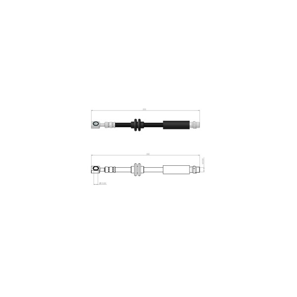 BLUEMAX Ön Sol Fren Hortumu - Opel Mokka X - Kod BL-30-0166 - OEM 95442142