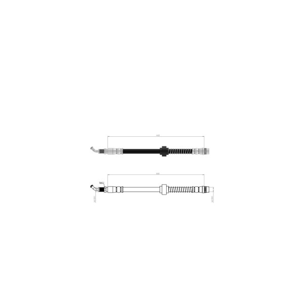 BLUEMAX Ön Fren Hortumu - Alt Movano - Kod BL-30-0170 - OEM 4620100QAD