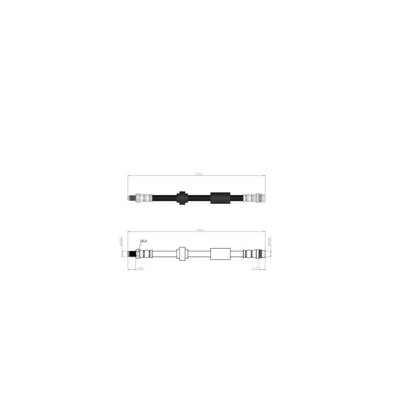 BLUEMAX Ön Fren Hortumu - Opel Vivaro - Kod BL-30-0194 - OEM 7700811705 ürün görseli