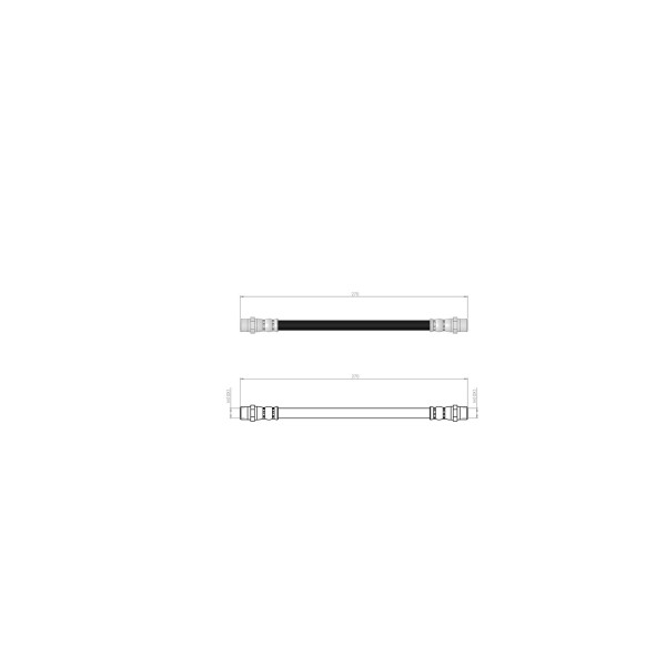 BLUEMAX Arka Fren Hortumu - Aveo 12-15 95022604 - Kod BL-30-0205