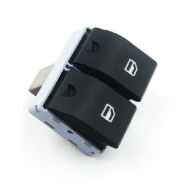 BLUEMAX Cam Açma Düğmesi Sol ÖN Arka Ikili Volkswagen Polo (02-09) / Seat Ibiza IV (02-09) / Seat Cordoba (02-09) - Kod BL-3091 - OEM 6Q0959858A