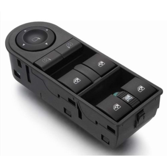 BLUEMAX Cam Açma Düğmesi ÖN Arka Dörtlü Sürücü Tarafi Opel Astra H Opel Zafira B - Kod BL-3096 - OEM 6240447 ürün görseli
