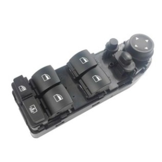 BLUEMAX Cam Açma Düğmesi ÖN Sol / Arka Güneşlikli Siyah E60 / E60 Lci - Kod BL-3102 - OEM 61319122112 ürün görseli