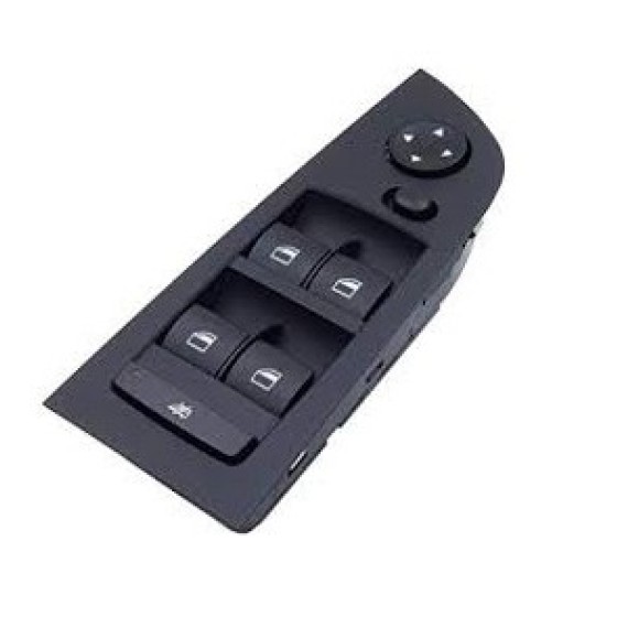BLUEMAX Cam Açma Düğmesi ÖN Sol Komple Siyah E90 / E90 Lci - Kod BL-3107 - OEM 61319217329 ürün görseli