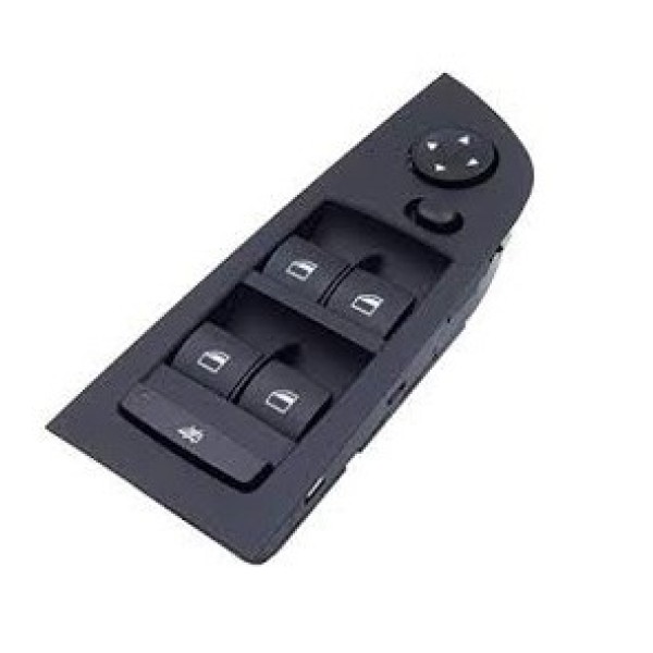 BLUEMAX Cam Açma Düğmesi ÖN Sol Komple Siyah E90 / E90 Lci - Kod BL-3107 - OEM 61319217329