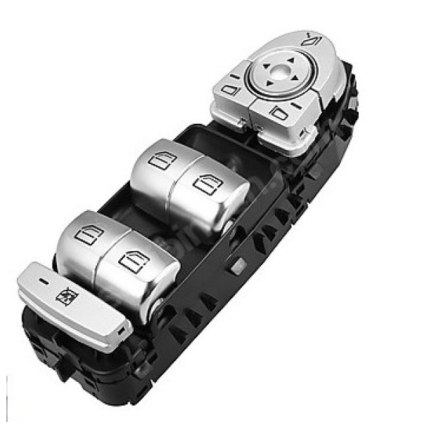 BLUEMAX Ayna - Cam Açma Düğmesi ÖN Sol Komple Katlamali Ayna Siyah W205 - Kod BL-3115 - OEM A2059056811
