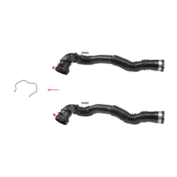 BLUEMAX Bmw Turbo Borusu Sekmani - Kod BL-35366 - OEM 137176120911371460944413717612096