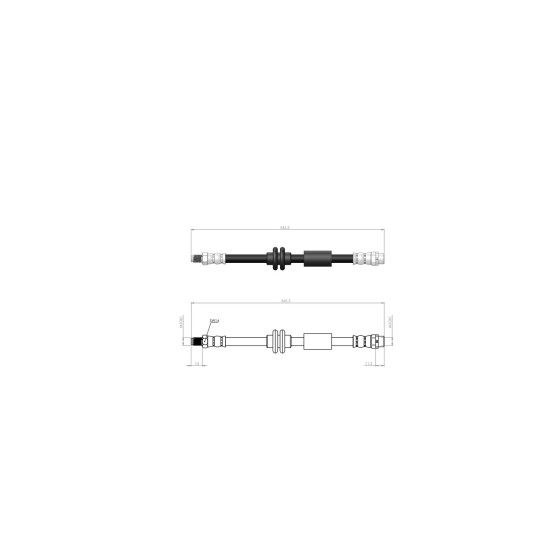 BLUEMAX Fren Hortumu - Bmw Fren Hortumu ÖN Bmw X3 E83 04 - 11 - Kod BL-40-0109 - OEM 34303411443 ürün görseli