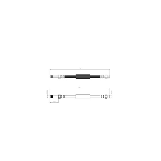 BLUEMAX Fren Hortumu - Bmw Fren Hortumu Arka 5 F10 - F11 - F07 - 6 F12 - F13 - F06 - Kod BL-40-0134 - OEM 34226775259 ürün görseli