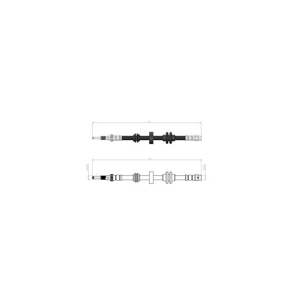 BLUEMAX Fren Hortumu - Bmw Fren Hortumu ÖN 5 F90 - G30 - 7 G11 - G12 2016 - Kod BL-40-0168 - OEM 34106861805 ürün görseli
