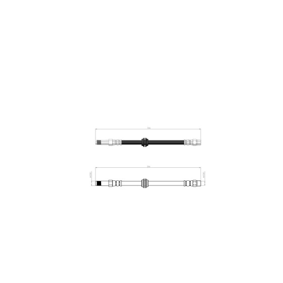 BLUEMAX Fren Hortumu - Bmw Fren Hortumu Arka Bmw X4 F26 2013 - Kod BL-40-0169 - OEM 34206861806 ürün görseli