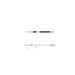 BLUEMAX Ön Sol Fren Hortumu - 108 - C1 II 2014 - Kod BL-60-0132 - OEM 1612138580