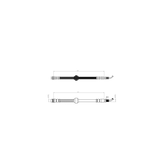 BLUEMAX Ön Fren Hortumu - Üst Master II - Kod BL-60-0158 - OEM 4620100QAC ürün görseli