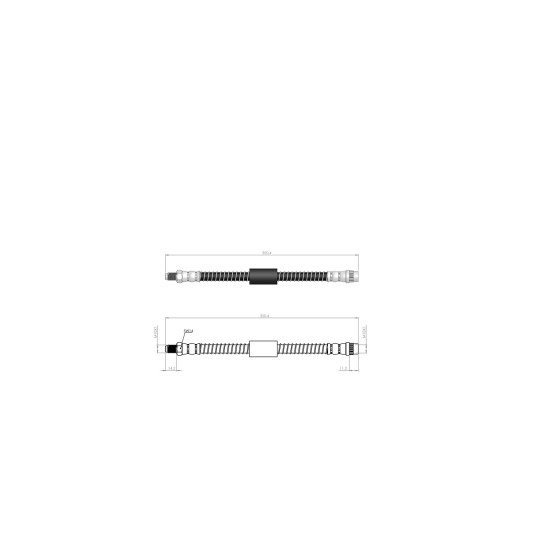 BLUEMAX Arka Fren Hortumu - Master II (Fren Kaliperinde) - Kod BL-60-0160 - OEM 4620100QAE ürün görseli