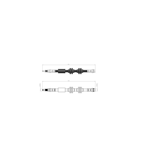 BLUEMAX Ön Fren Hortumu - Renault Latitude 10 - Kod BL-60-0165 - OEM 462100014R ürün görseli