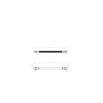 BLUEMAX Arka Fren Hortumu - 107-c1 I - Kod BL-60-0182 - OEM 4806F6