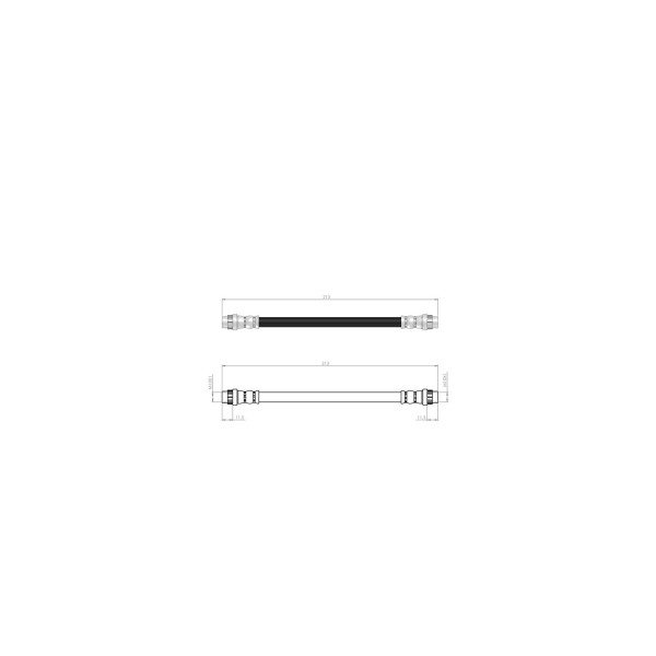 BLUEMAX Arka Fren Hortumu - Elysee-c3 Iii 2012 - Kod BL-60-0220 - OEM 4806G2