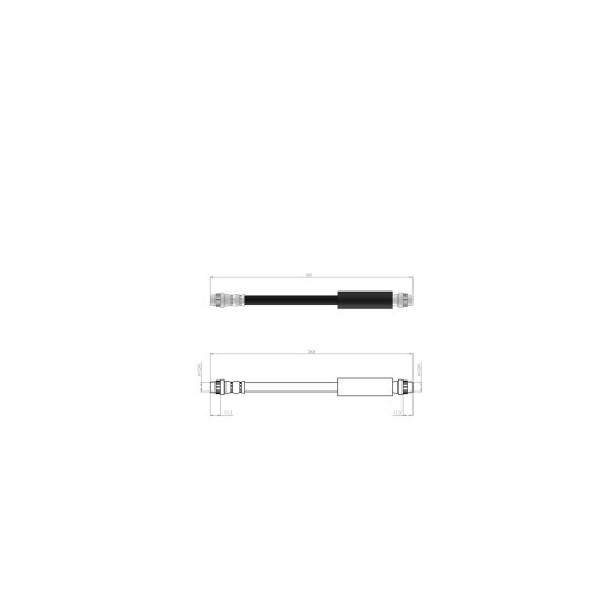 BLUEMAX Arka Fren Hortumu - Expert -Jumpy II 2007 - Kod BL-60-0225 - OEM 4806H1 ürün görseli